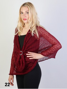 1 LAYER LACE KNIT LOOP